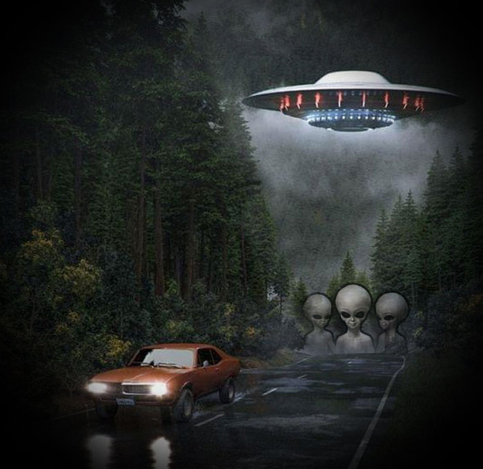 UFO Lonely Road